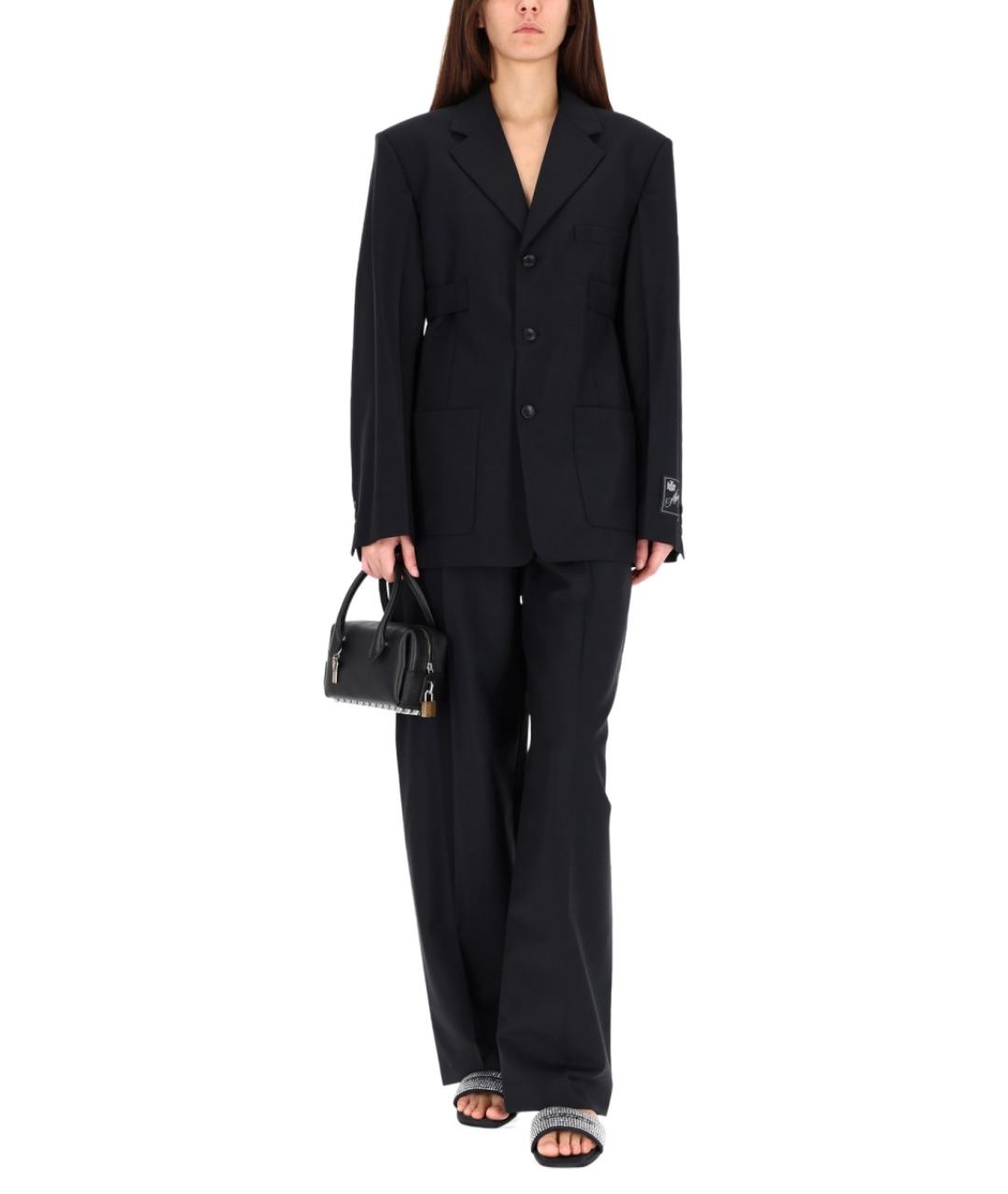 ALEXANDER WANG Черный шерстяной жакет/пиджак, фото 2