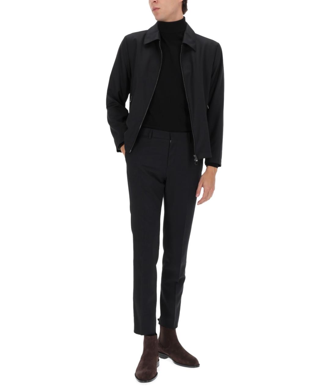 HUGO BOSS Черная шерстяная куртка, фото 3