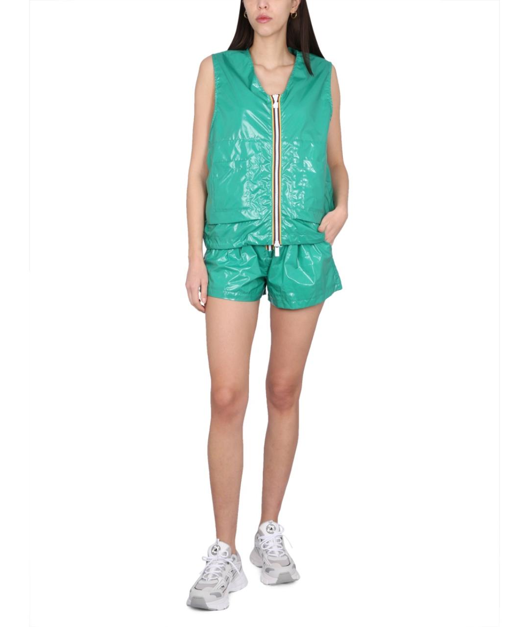 K-WAY Зеленый полиамидовый жилет, фото 3