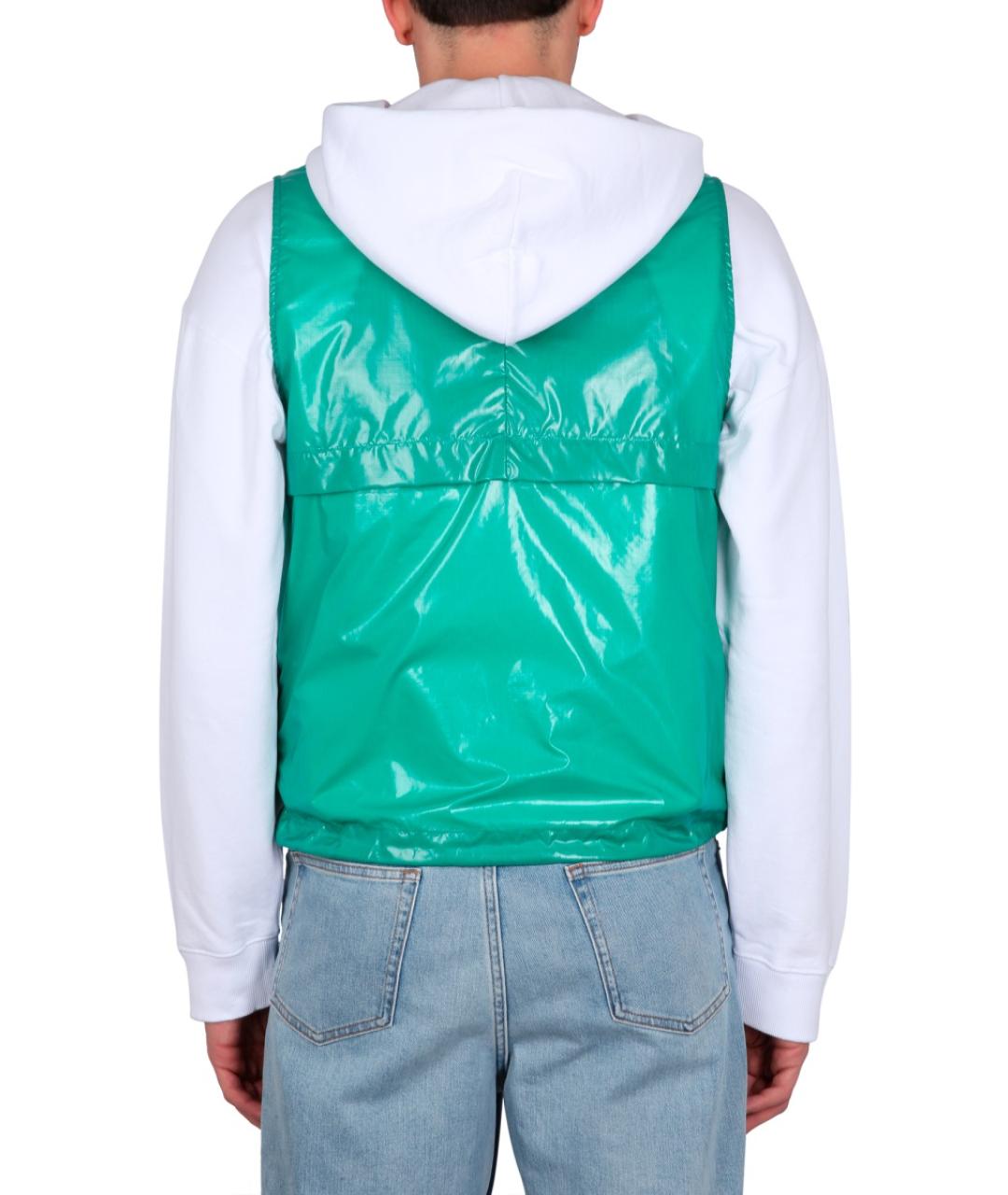 K-WAY Зеленый полиамидовый жилет, фото 8