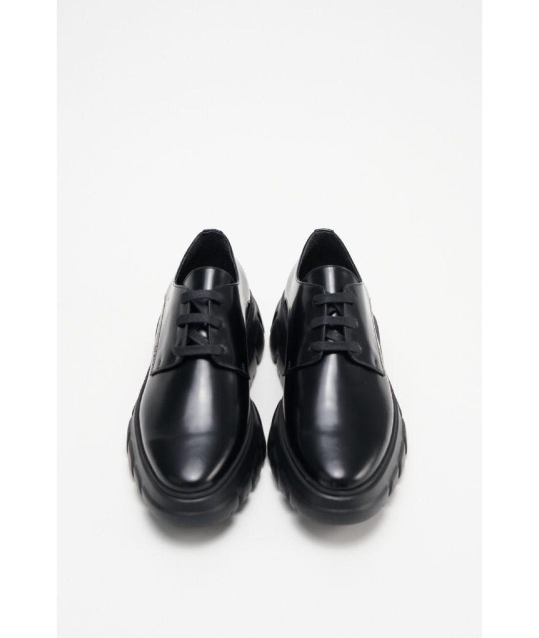 COPENHAGEN Черные брогги и оксфорды из лакированной кожи, фото 2