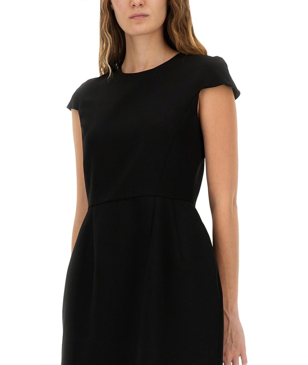 MOSCHINO Черное полиэстеровое коктейльное платье, фото 3