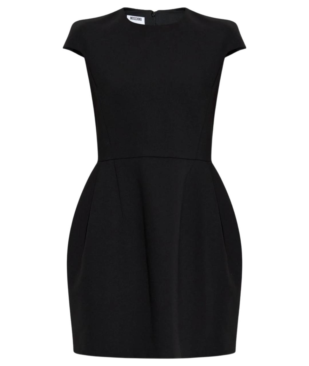 MOSCHINO Черное полиэстеровое коктейльное платье, фото 1