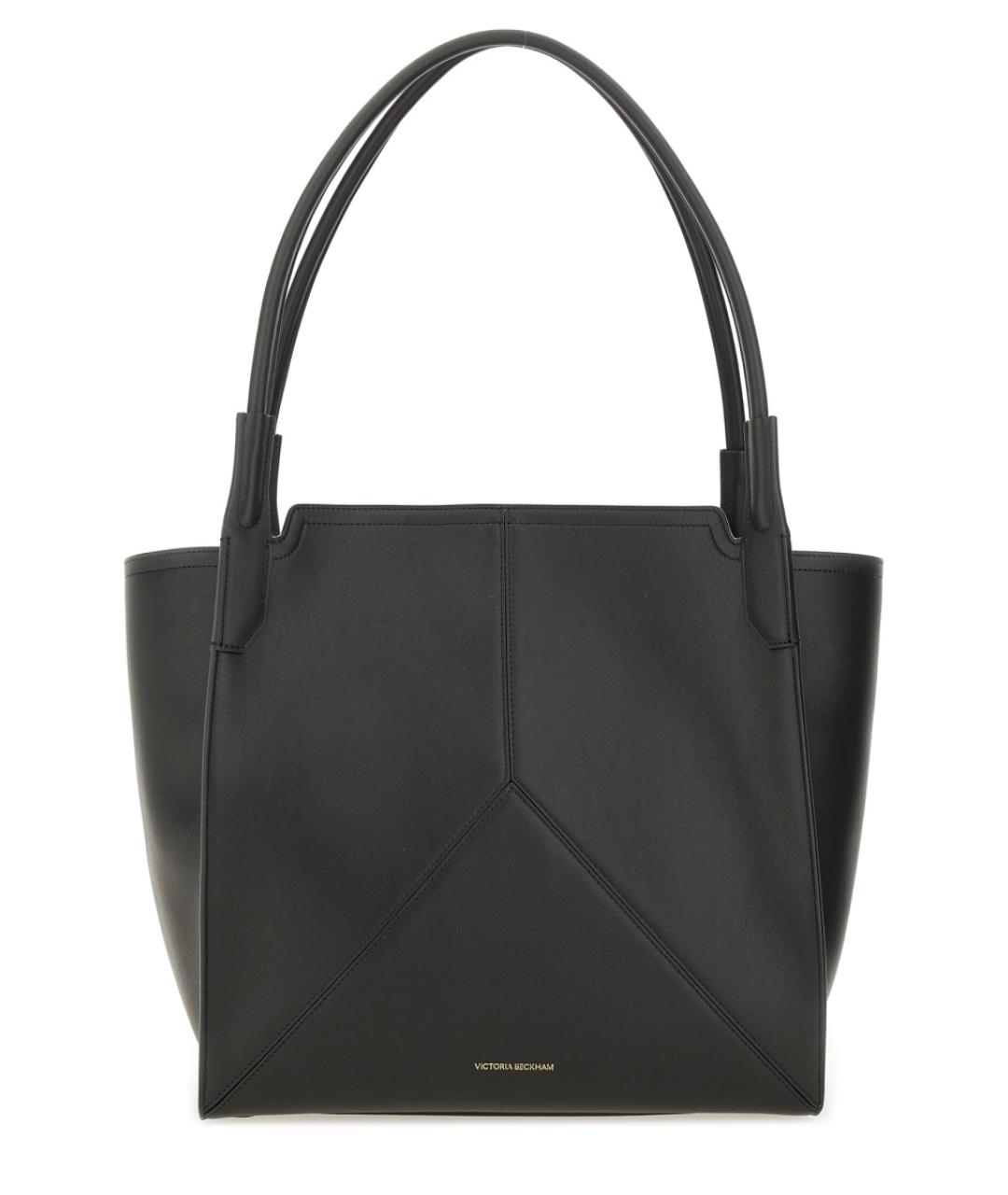 VICTORIA BECKHAM Черная кожаная сумка тоут, фото 1