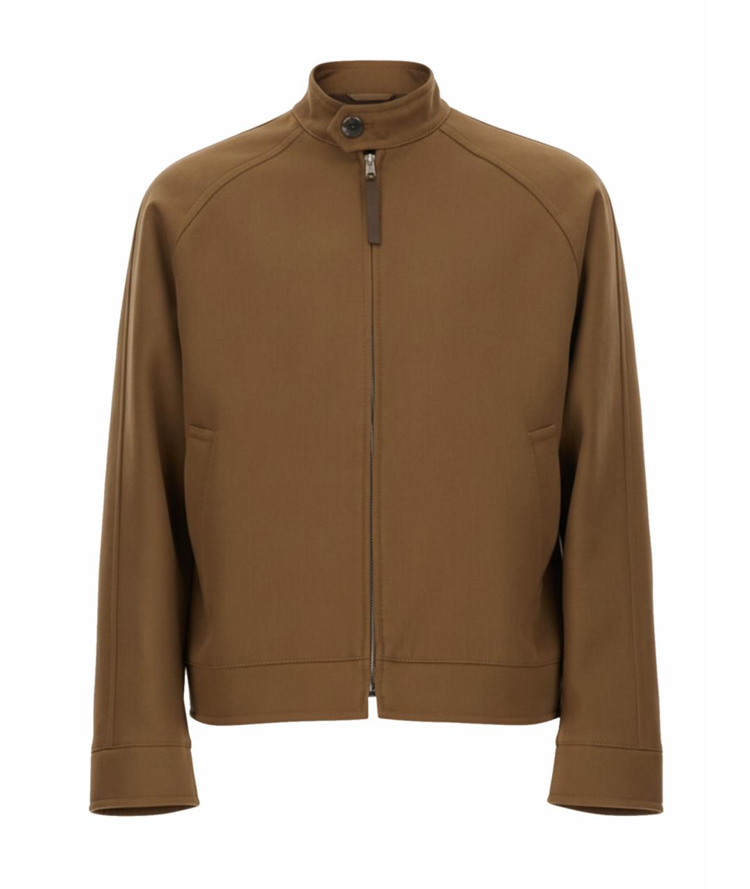 MOSCHINO Коричневая хлопковая куртка, фото 1