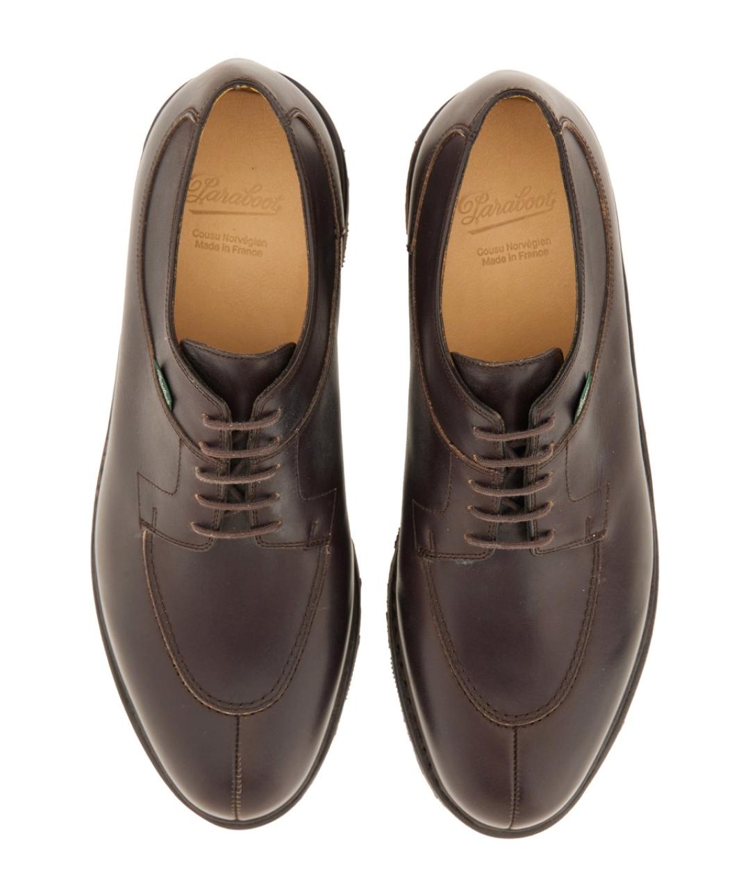 PARABOOT Коричневые кожаные туфли, фото 6