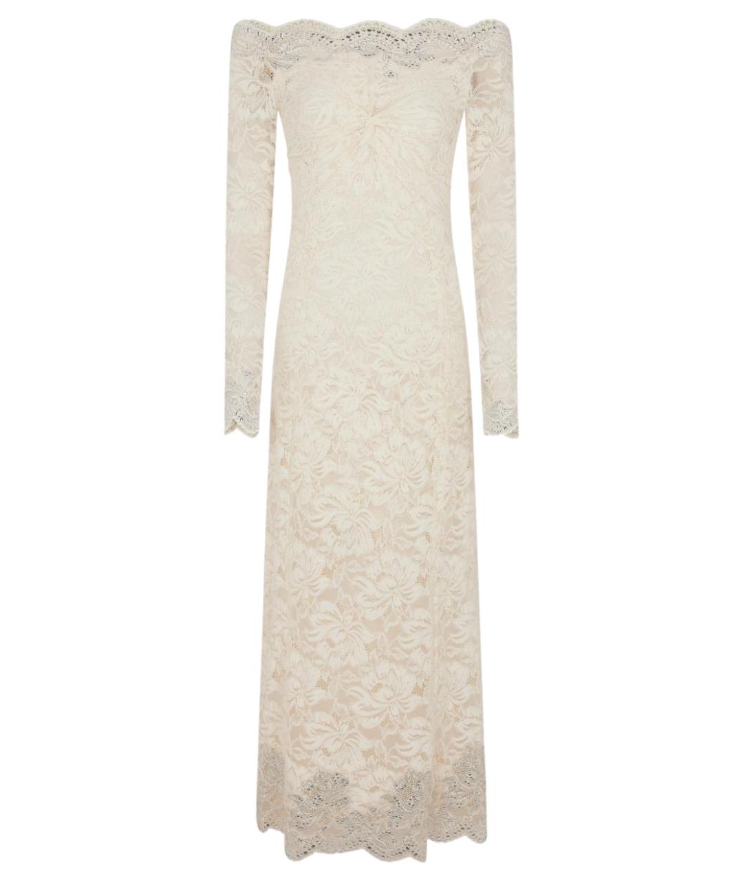 PACO RABANNE Белое полиамидовое повседневное платье, фото 1