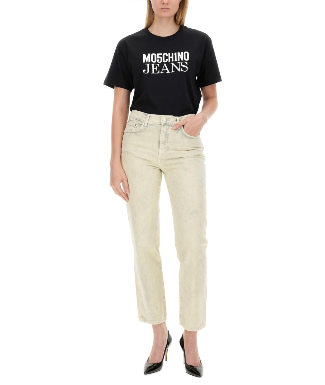 MOSCHINO JEANS Хлопковые джинсы слим, фото 2