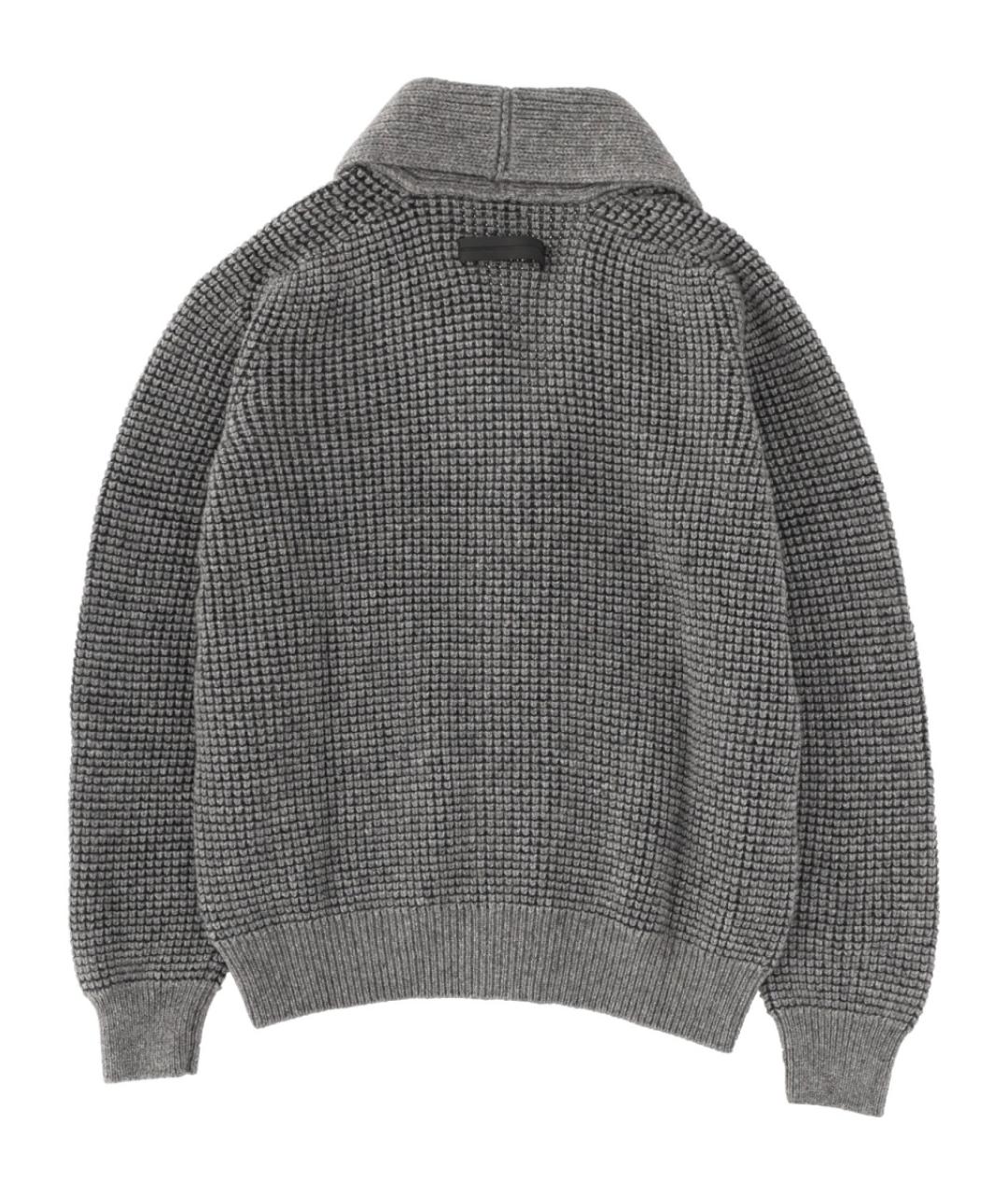 ZEGNA Серый кашемировый кардиган, фото 2