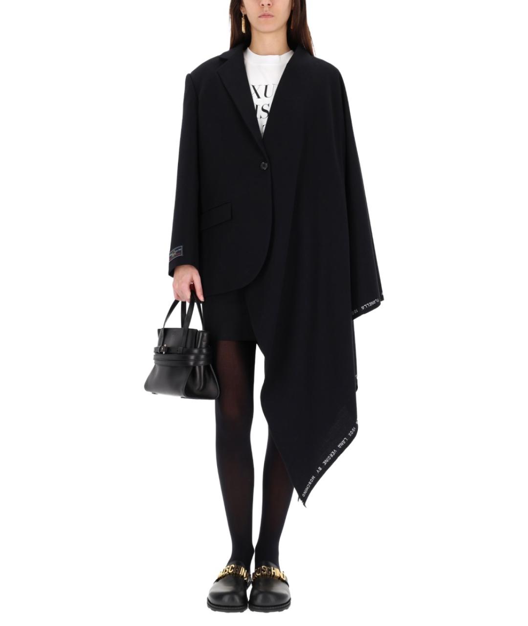 MOSCHINO Черный шерстяной жакет/пиджак, фото 3