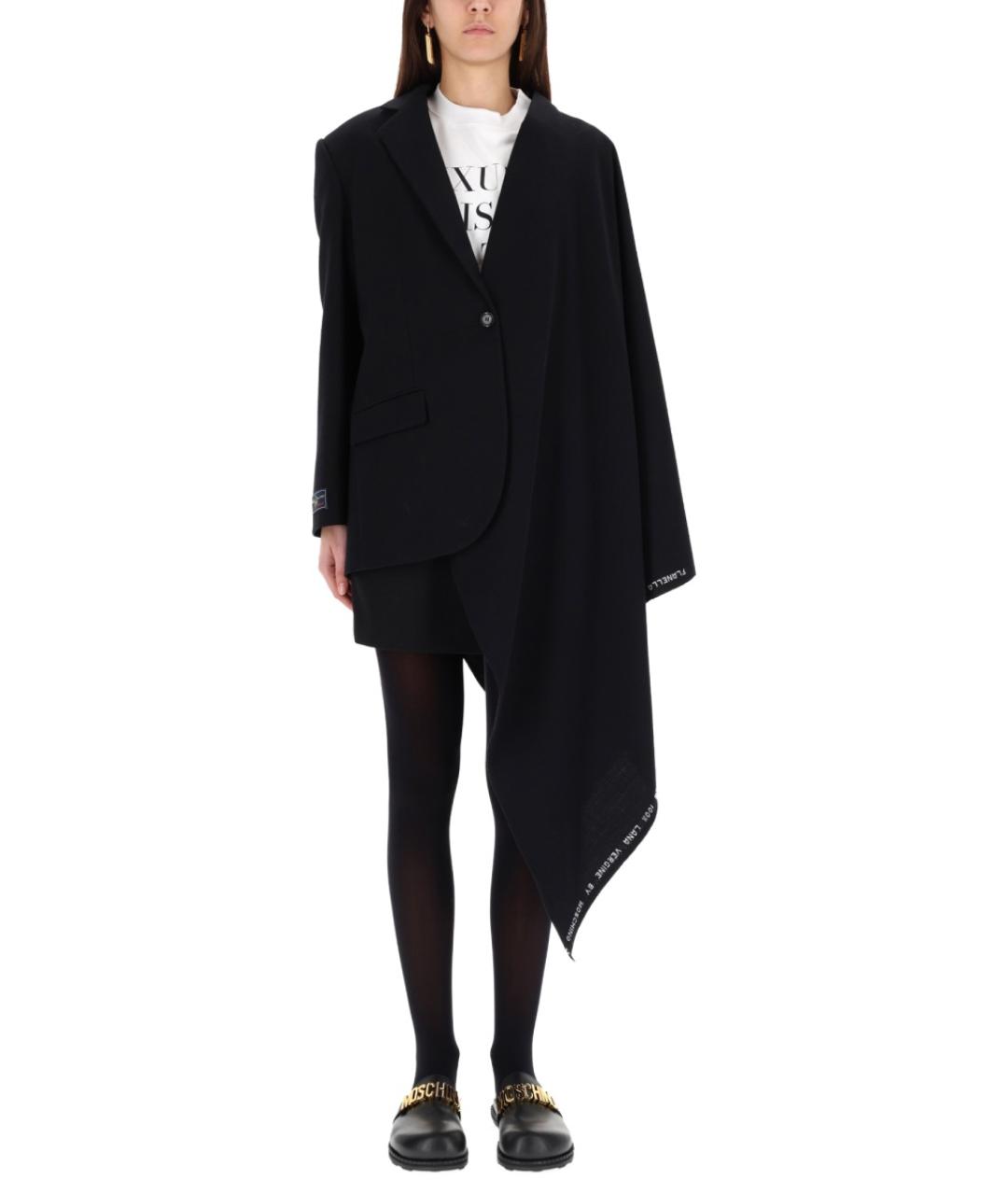 MOSCHINO Черный шерстяной жакет/пиджак, фото 2