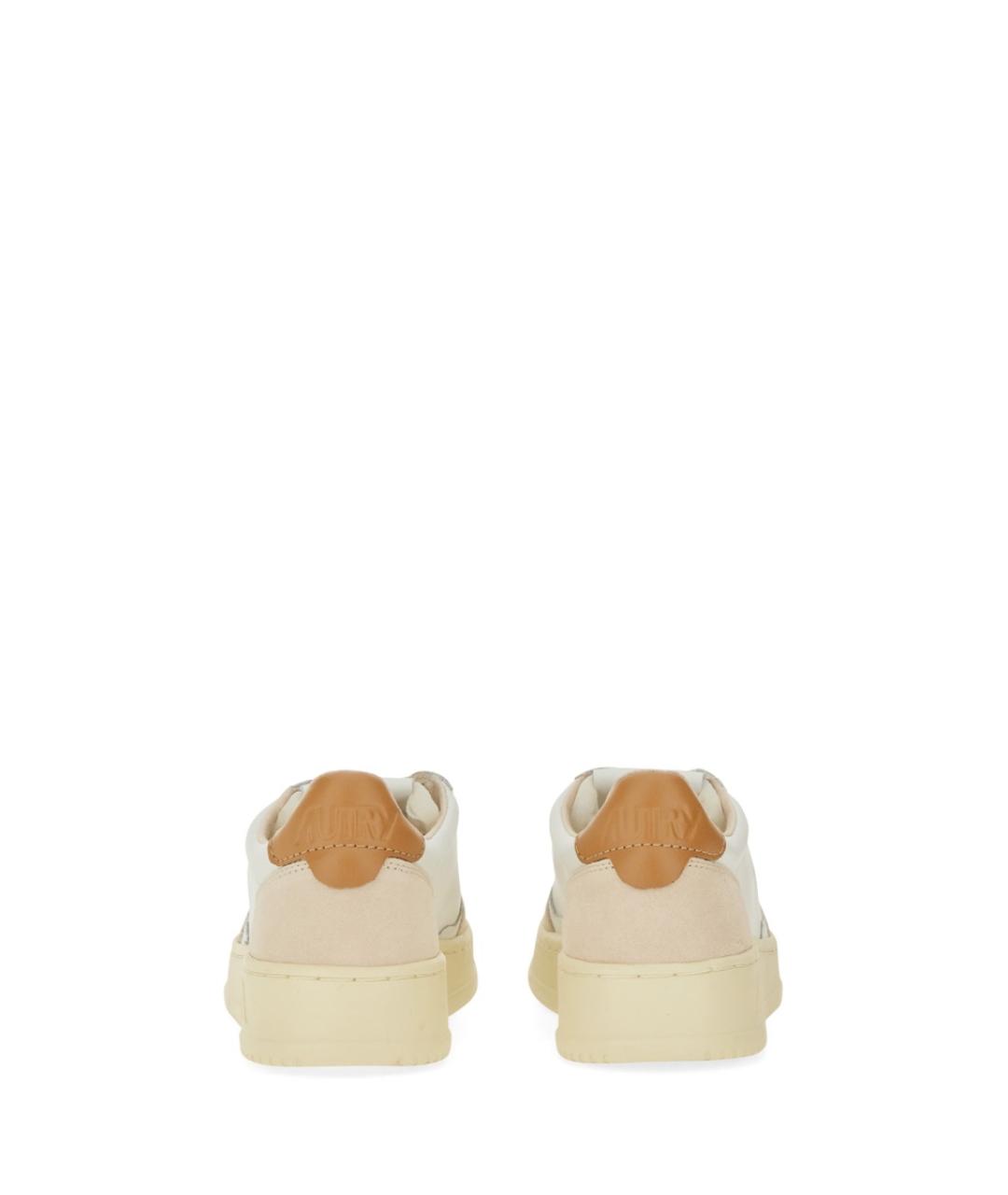 AUTRY Белые кожаные кроссовки, фото 4