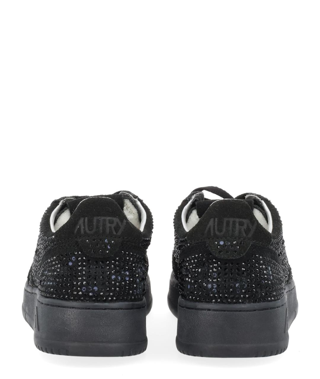 AUTRY Черные кожаные кроссовки, фото 4