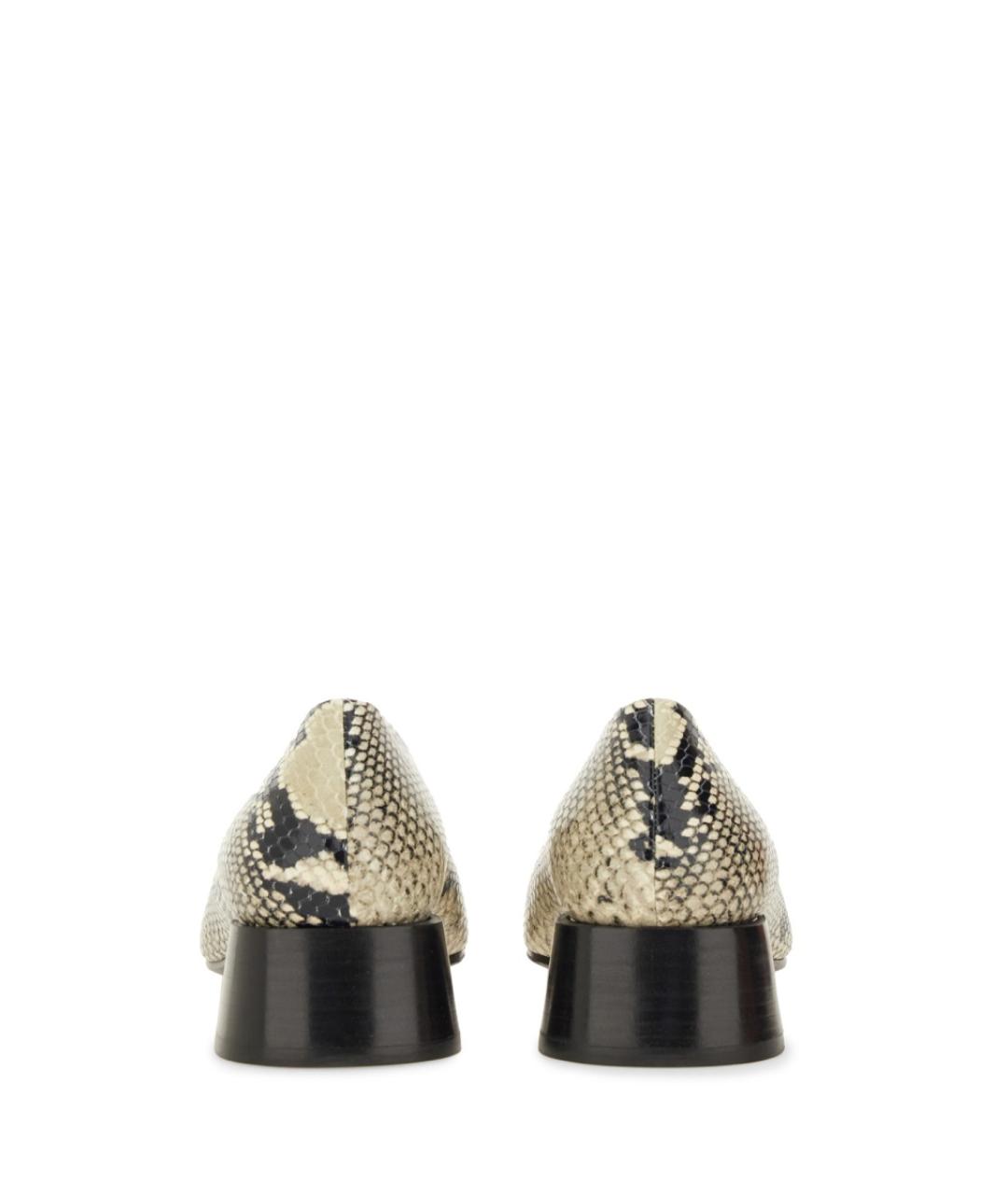 ROBERTO FESTA Мульти кожаные лодочки на низком каблуке, фото 3