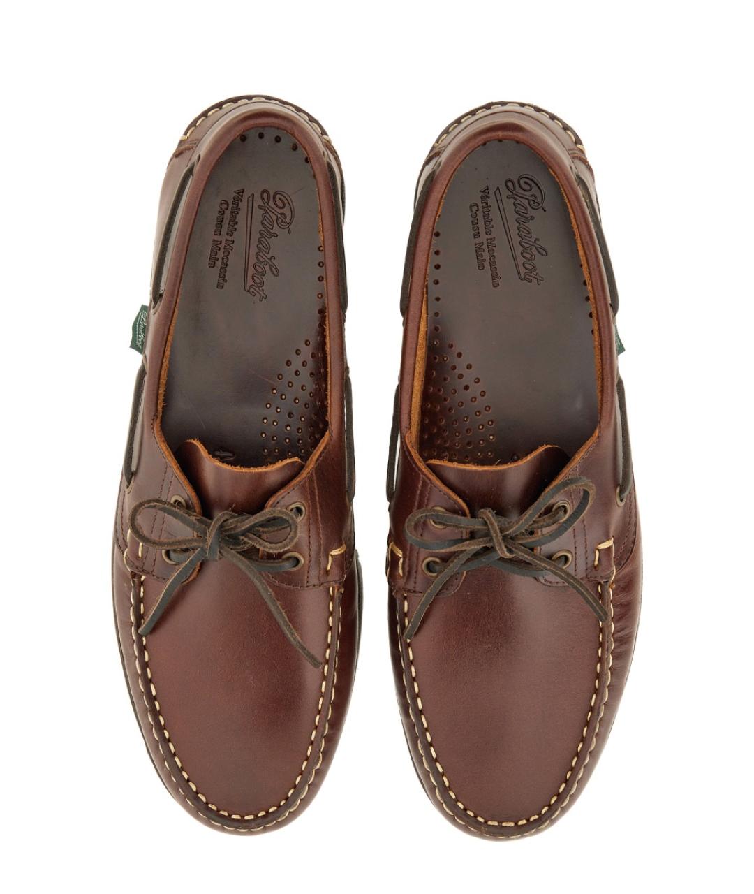 PARABOOT Коричневые кожаные лоферы, фото 6