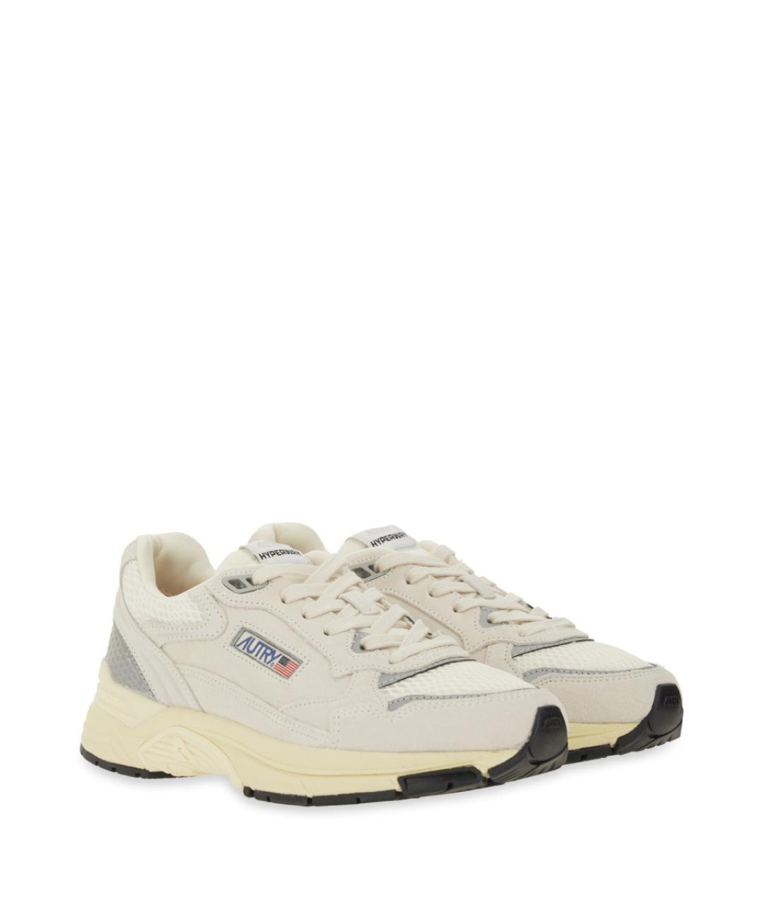 AUTRY Белые кожаные кроссовки, фото 3