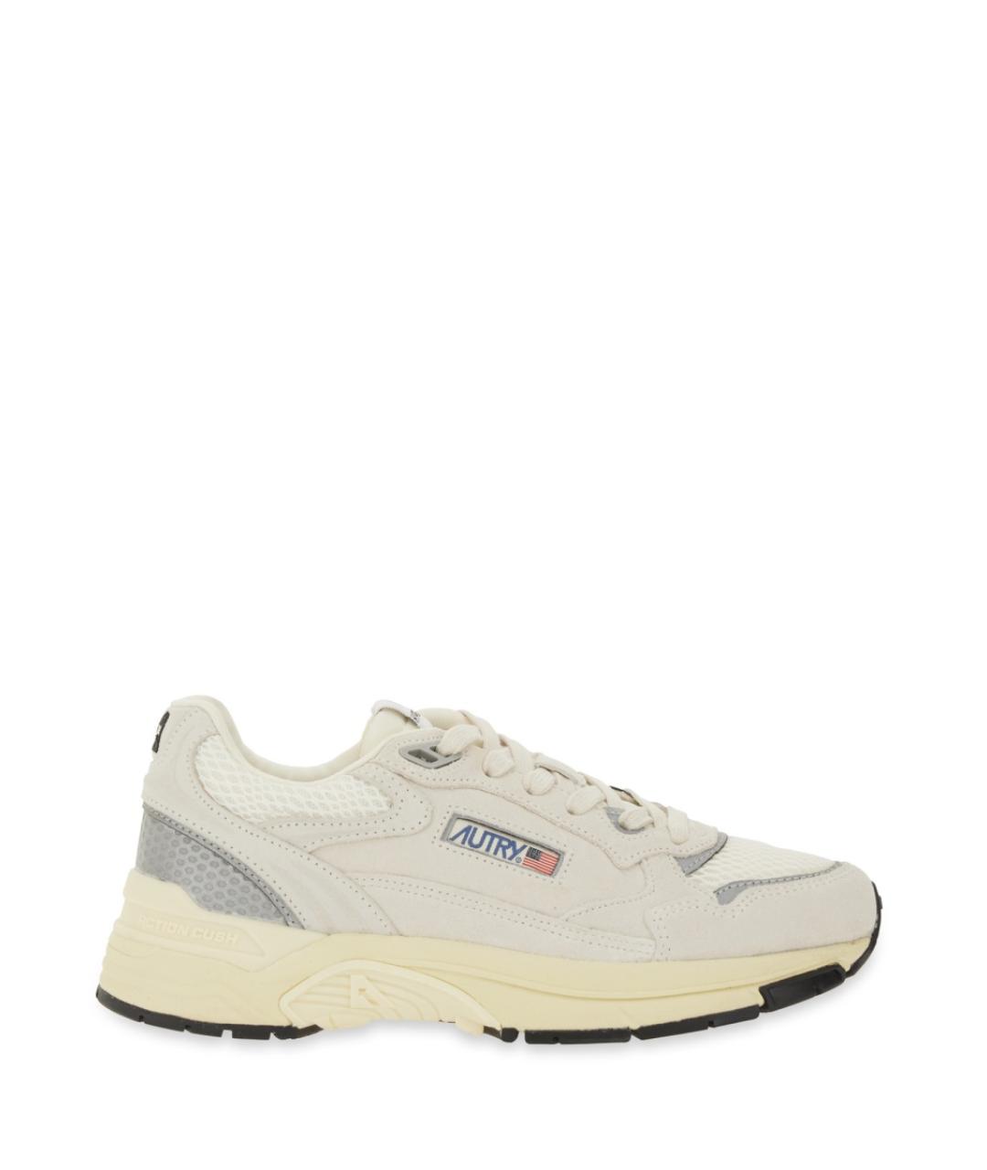 AUTRY Белые кожаные кроссовки, фото 1
