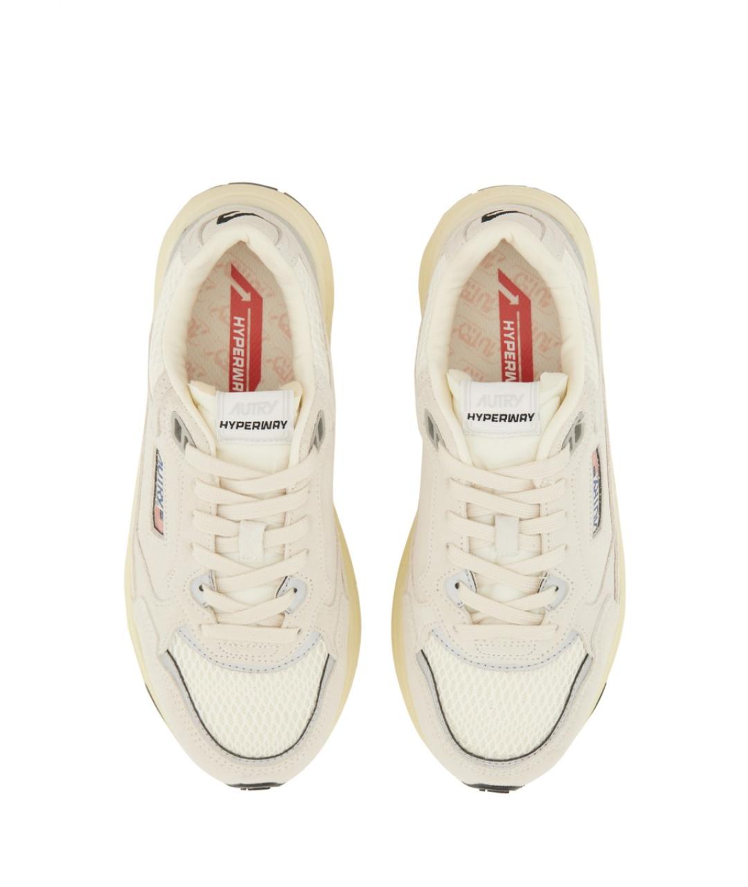 AUTRY Белые кожаные кроссовки, фото 2