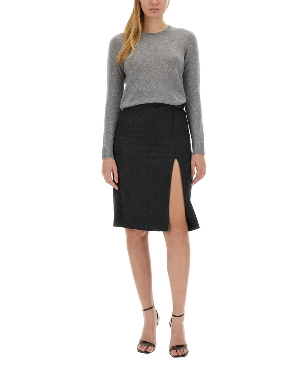 THEORY Серый кашемировый джемпер / свитер, фото 3