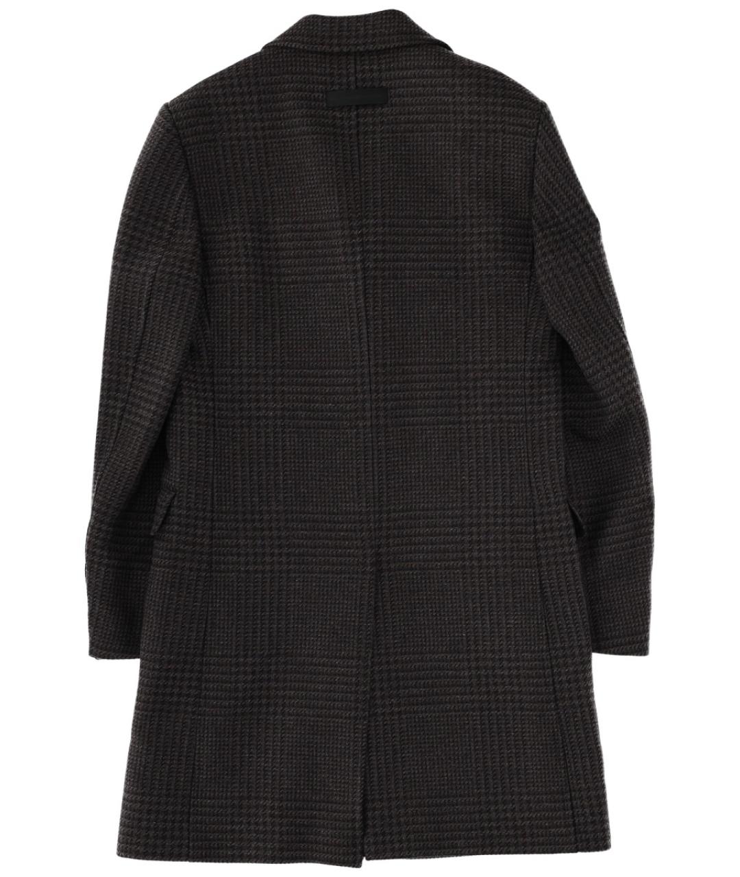 ZEGNA Черное шерстяное пальто, фото 2