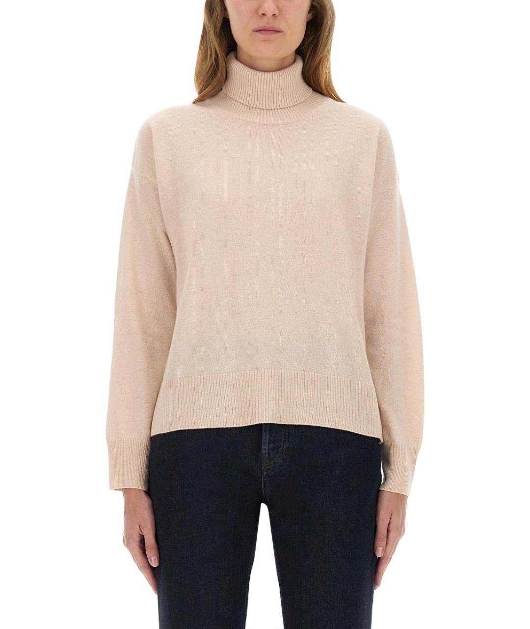 WOOLRICH Розовый шерстяной джемпер / свитер, фото 5