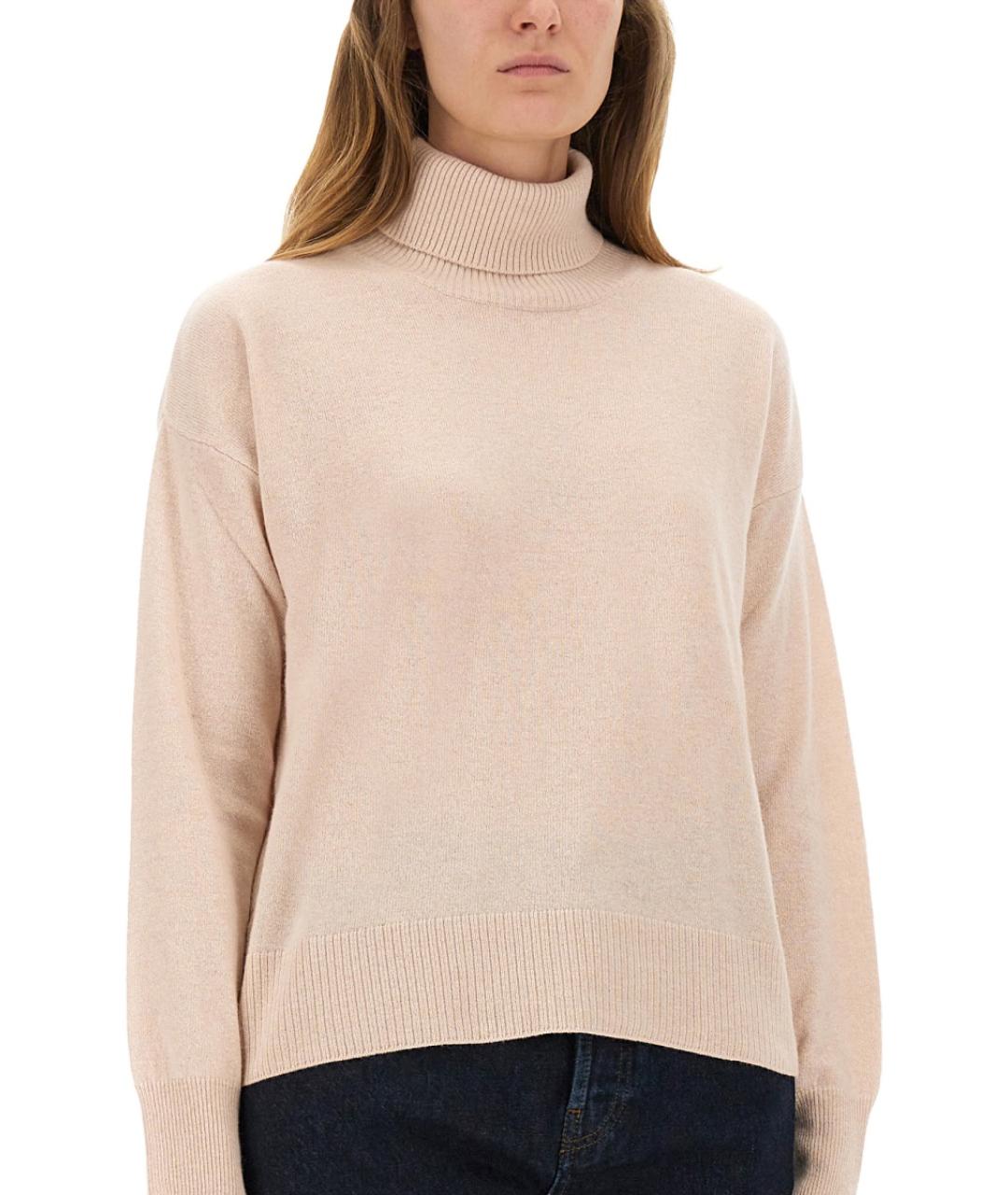 WOOLRICH Розовый шерстяной джемпер / свитер, фото 4