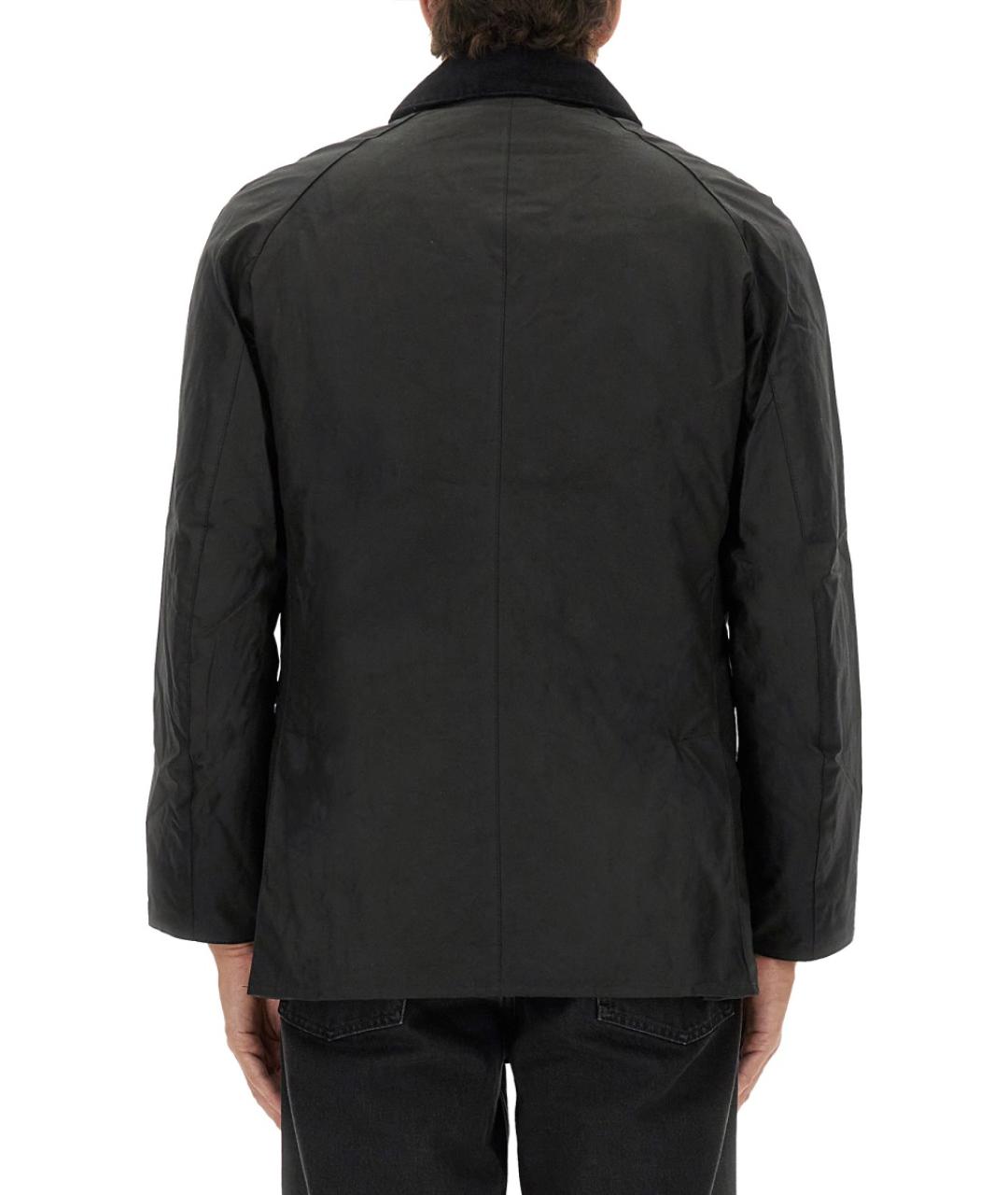 BARBOUR Черная хлопковая куртка, фото 3