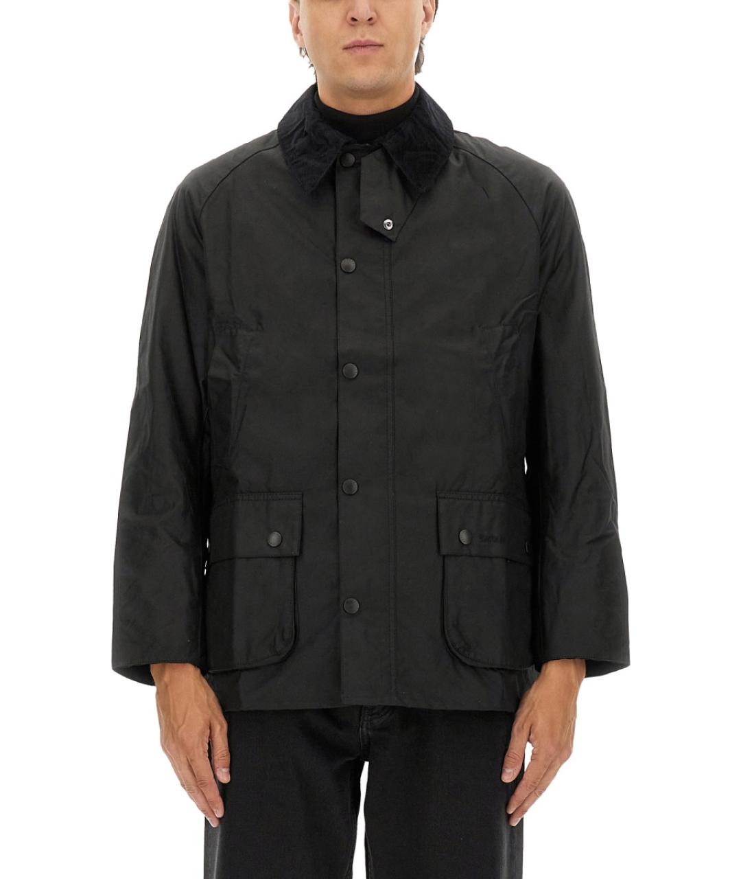 BARBOUR Черная хлопковая куртка, фото 5