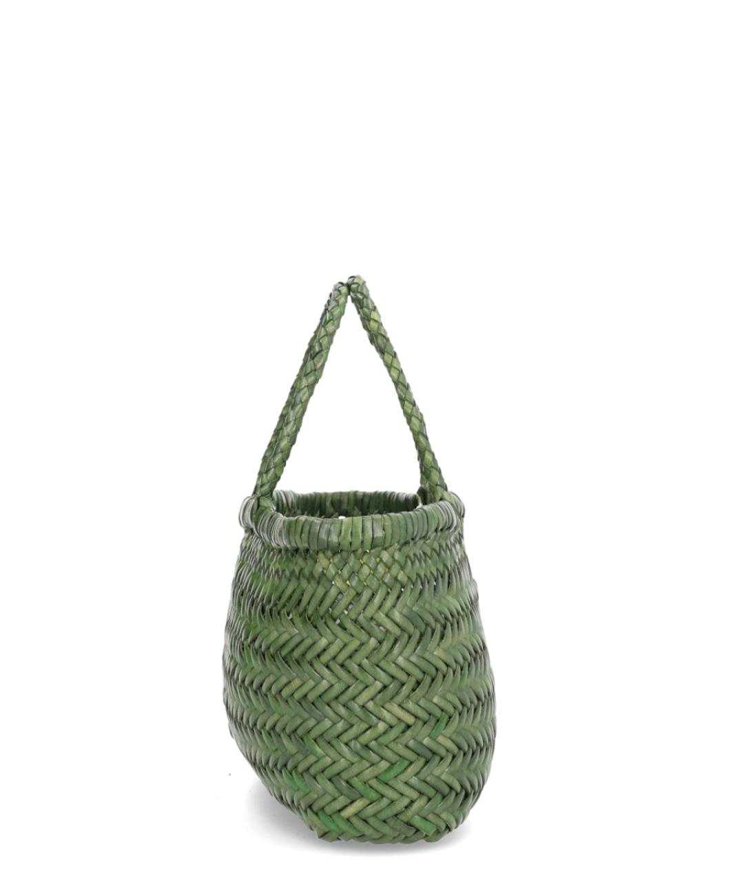 Dragon Diffusion Зеленая кожаная сумка тоут, фото 4