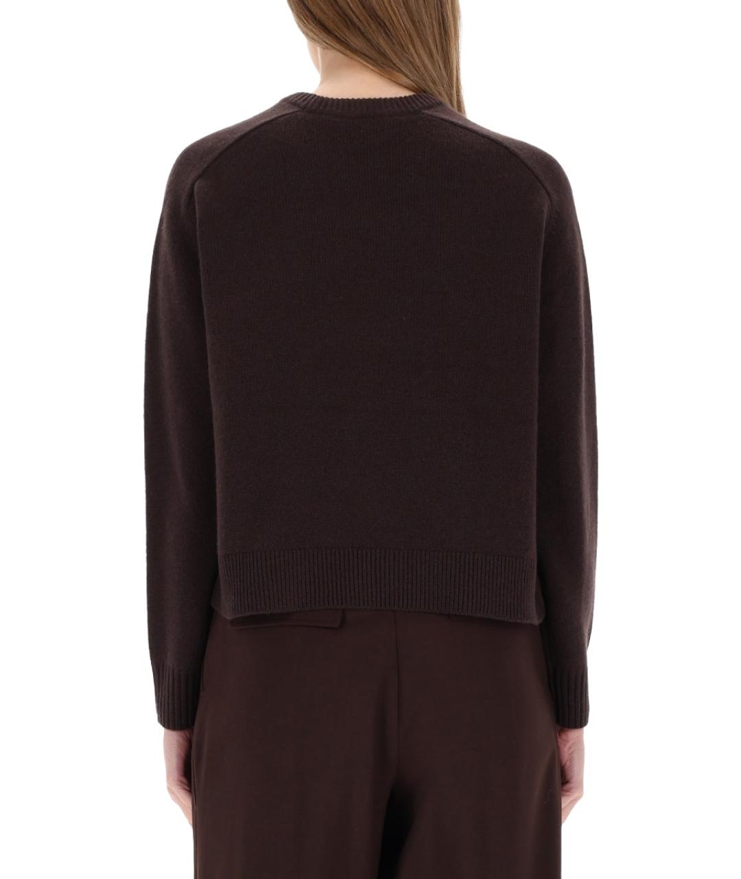 THEORY Коричневый кашемировый джемпер / свитер, фото 3