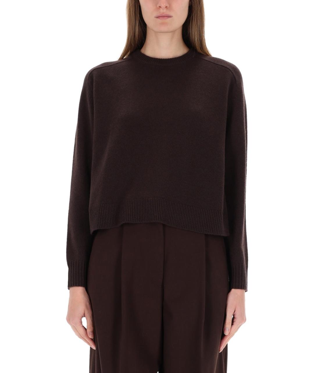 THEORY Коричневый кашемировый джемпер / свитер, фото 5