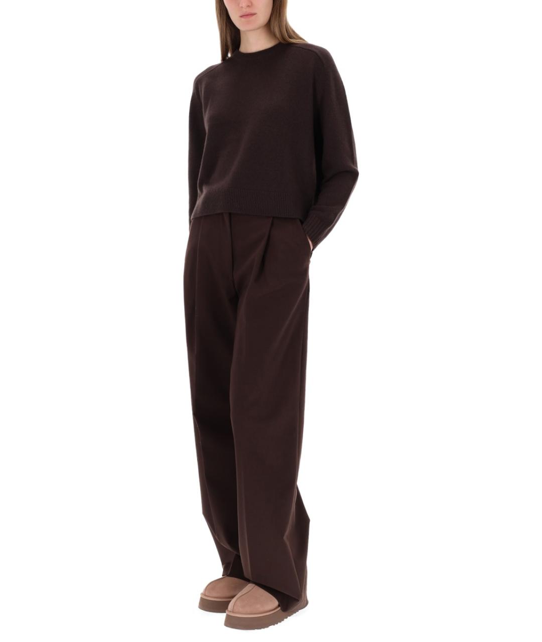 THEORY Коричневый кашемировый джемпер / свитер, фото 2