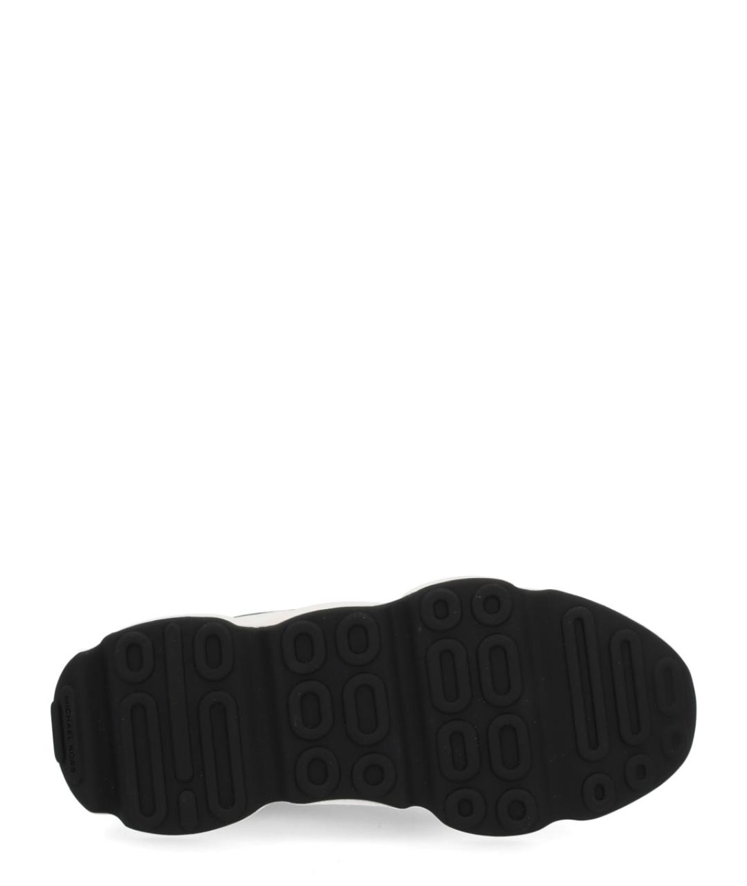 MICHAEL KORS Черные кожаные кроссовки, фото 6