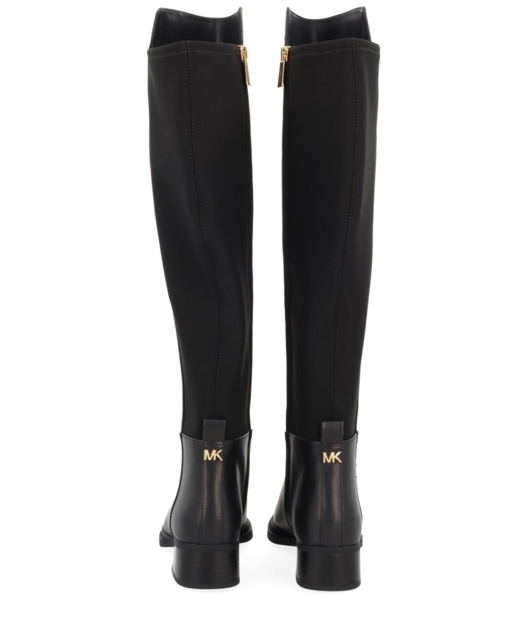 MICHAEL KORS Черные сапоги из искусственной кожи, фото 4