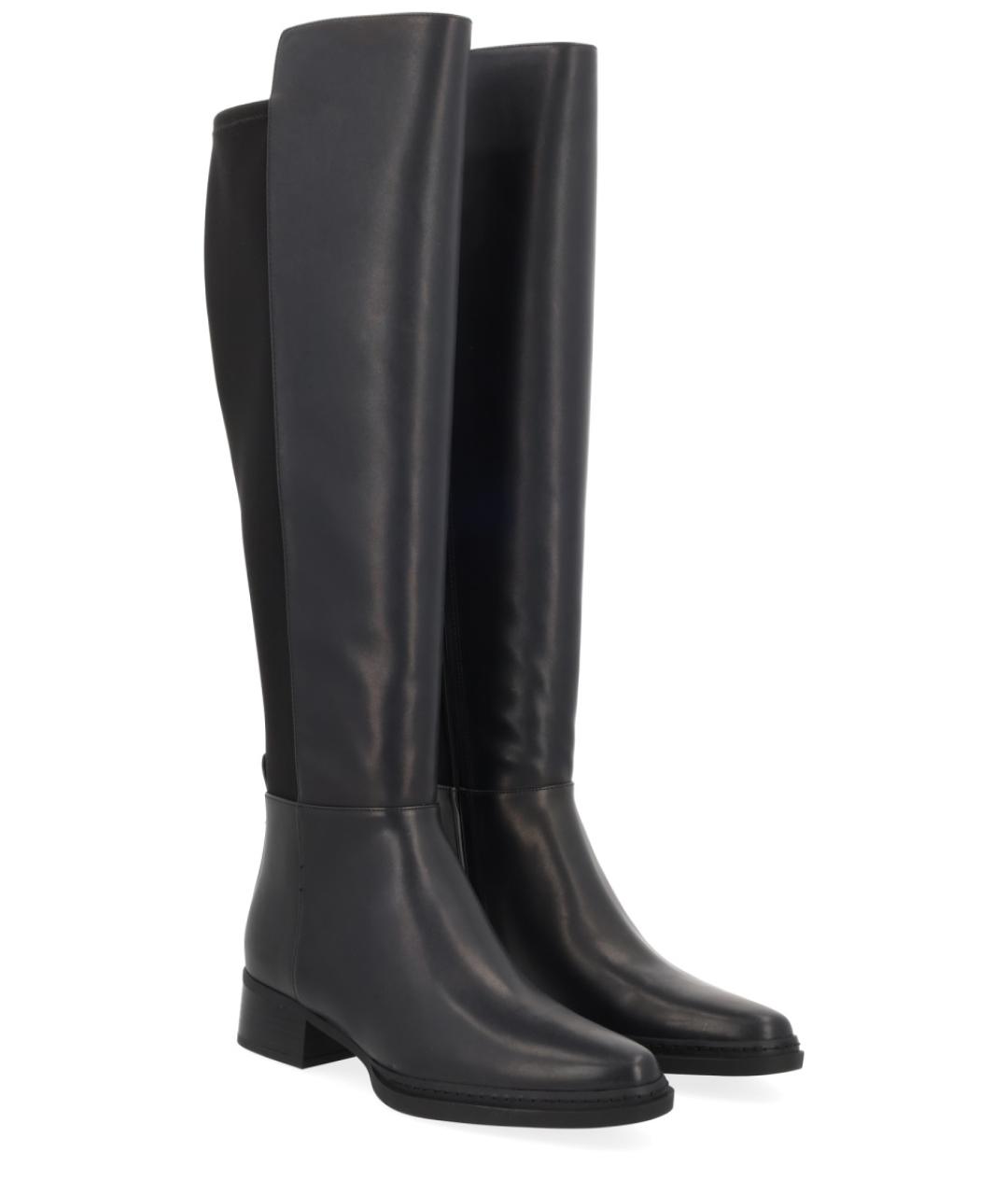 MICHAEL KORS Черные сапоги из искусственной кожи, фото 2