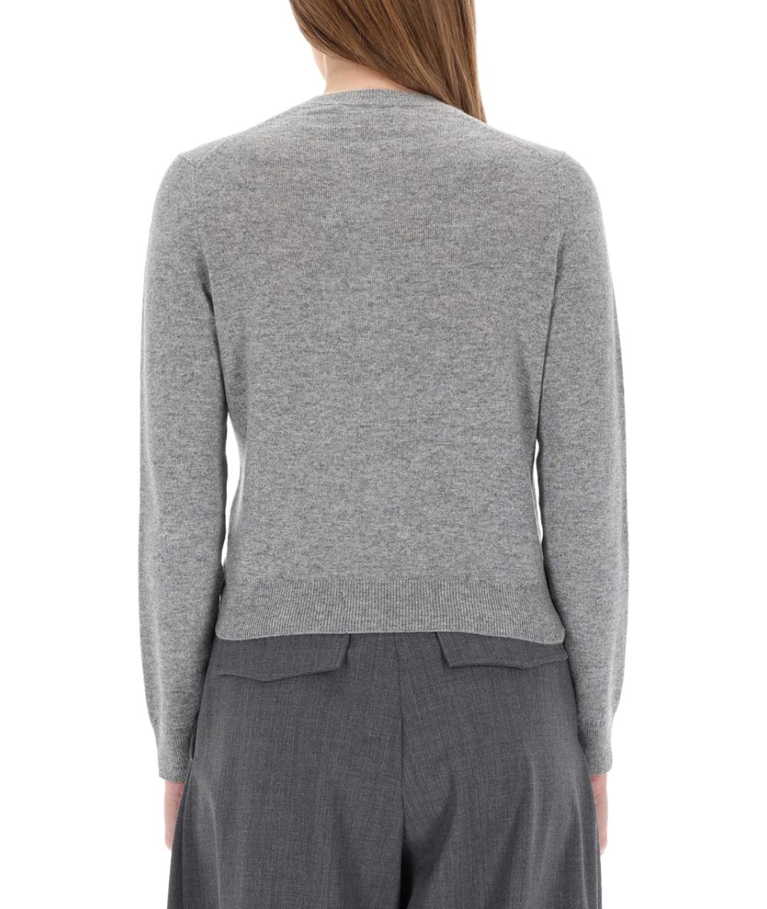 THEORY Серый кашемировый кардиган, фото 3