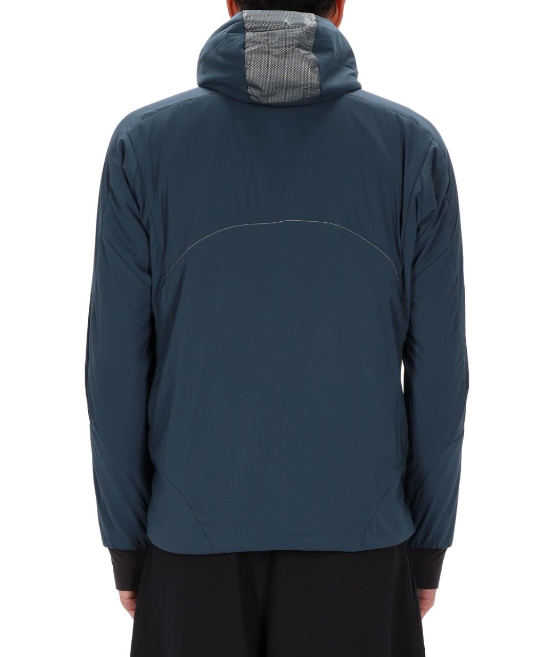 AND WANDER Синяя полиэстеровая куртка, фото 3