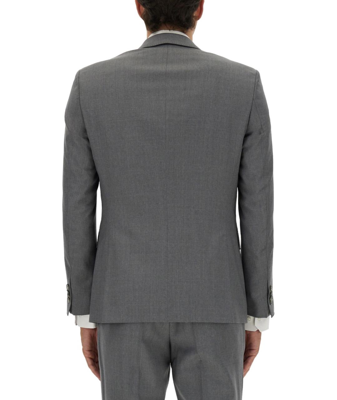 HUGO BOSS Серый шерстяной пиджак, фото 3