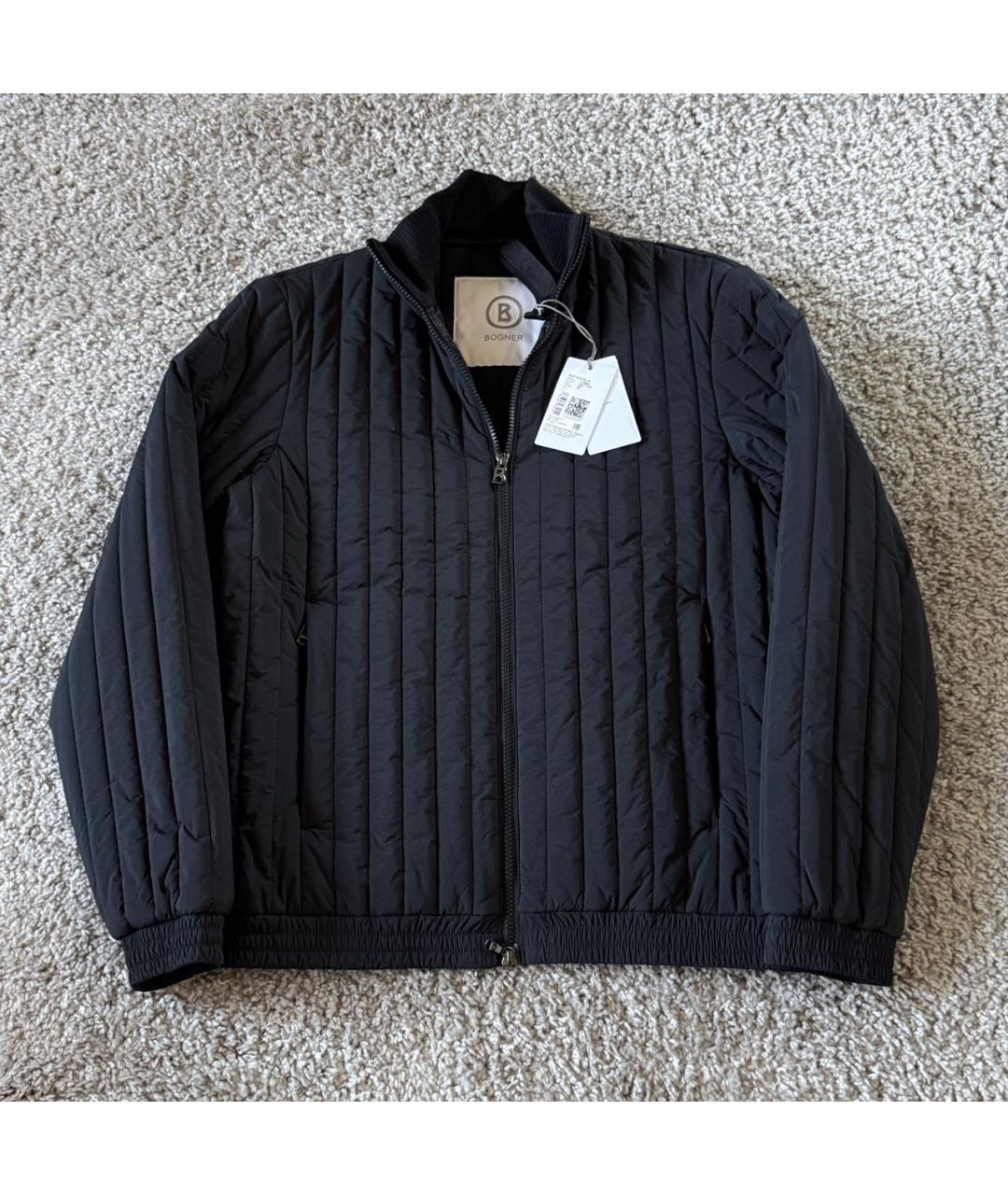 BOGNER Черная полиэстеровая куртка, фото 9