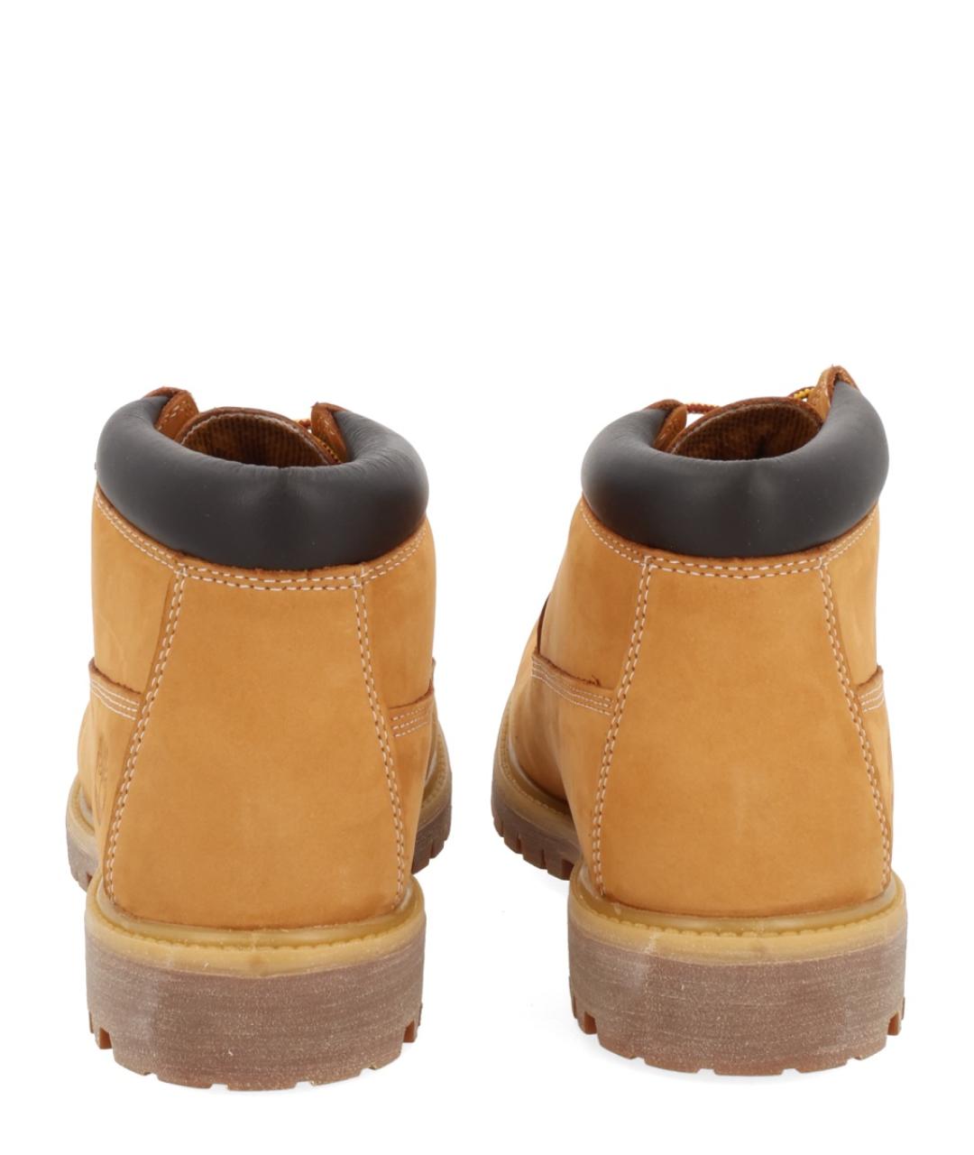 TIMBERLAND Горчичные кожаные высокие ботинки, фото 4