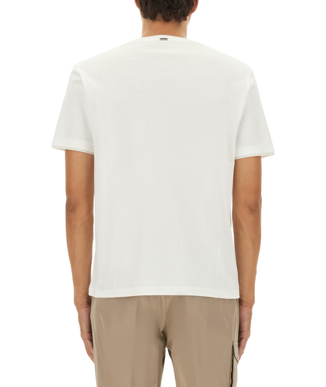 HERNO Белая хлопковая футболка, фото 3