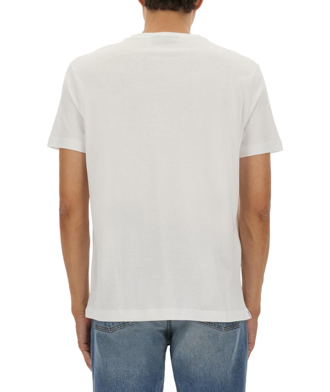 HUGO BOSS Белая хлопковая футболка, фото 3