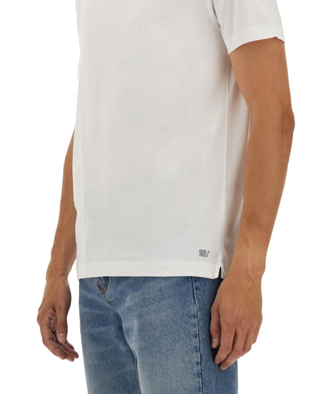 HUGO BOSS Белая хлопковая футболка, фото 4