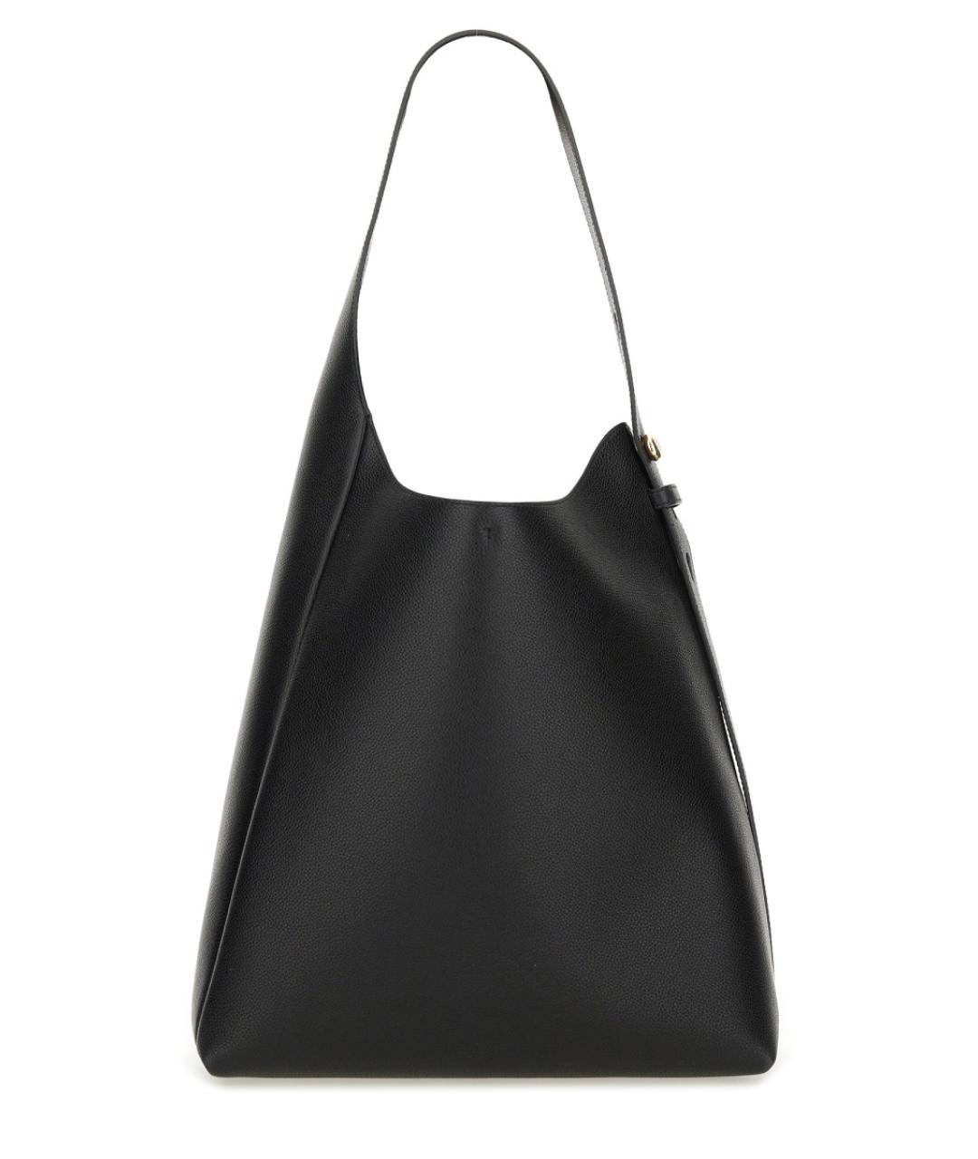 TORY BURCH Черная кожаная сумка тоут, фото 2