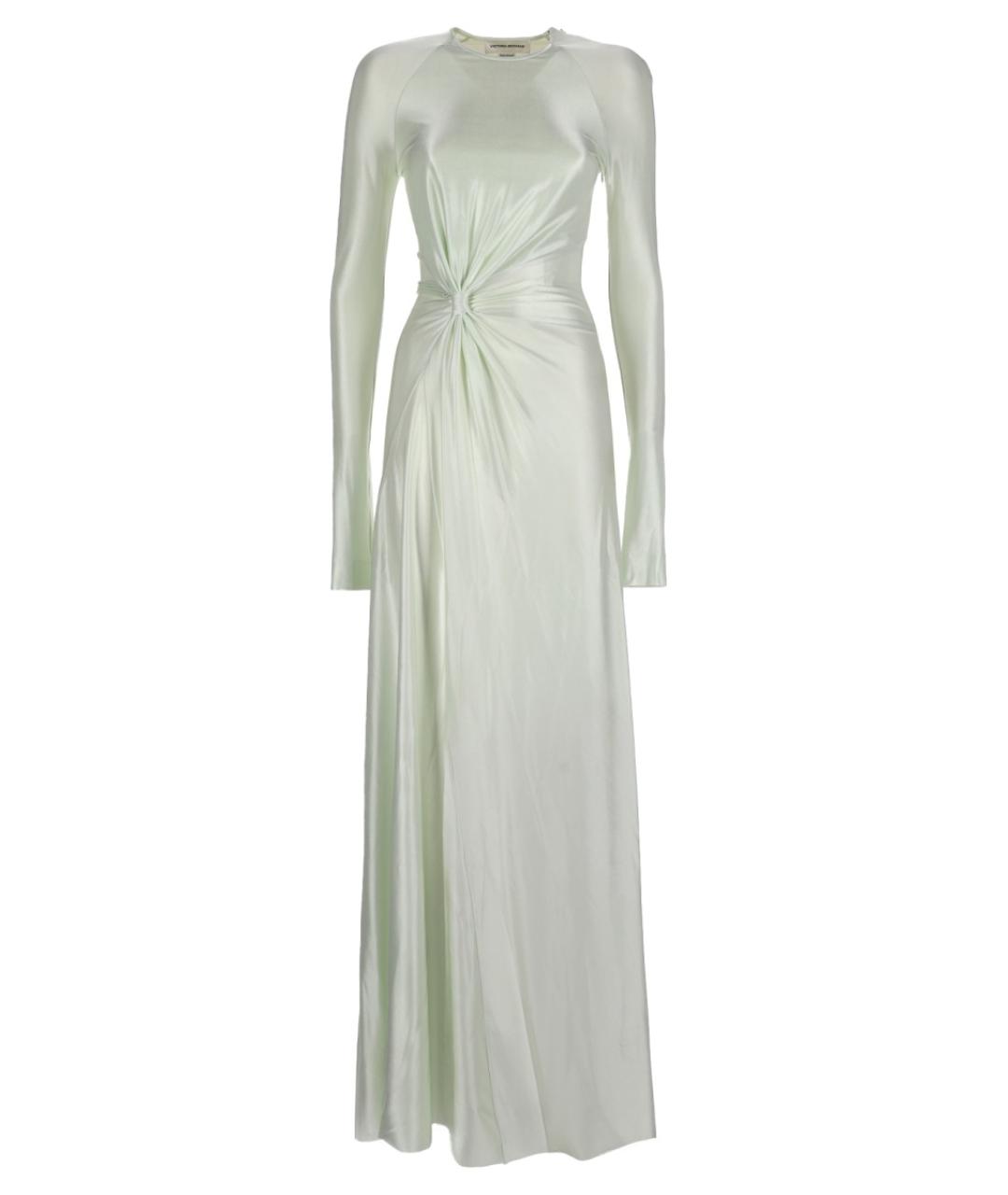 VICTORIA BECKHAM Зеленые вискозное повседневное платье, фото 1