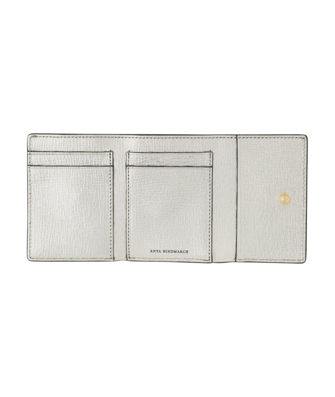 ANYA HINDMARCH Серебрянный кожаный кошелек, фото 4