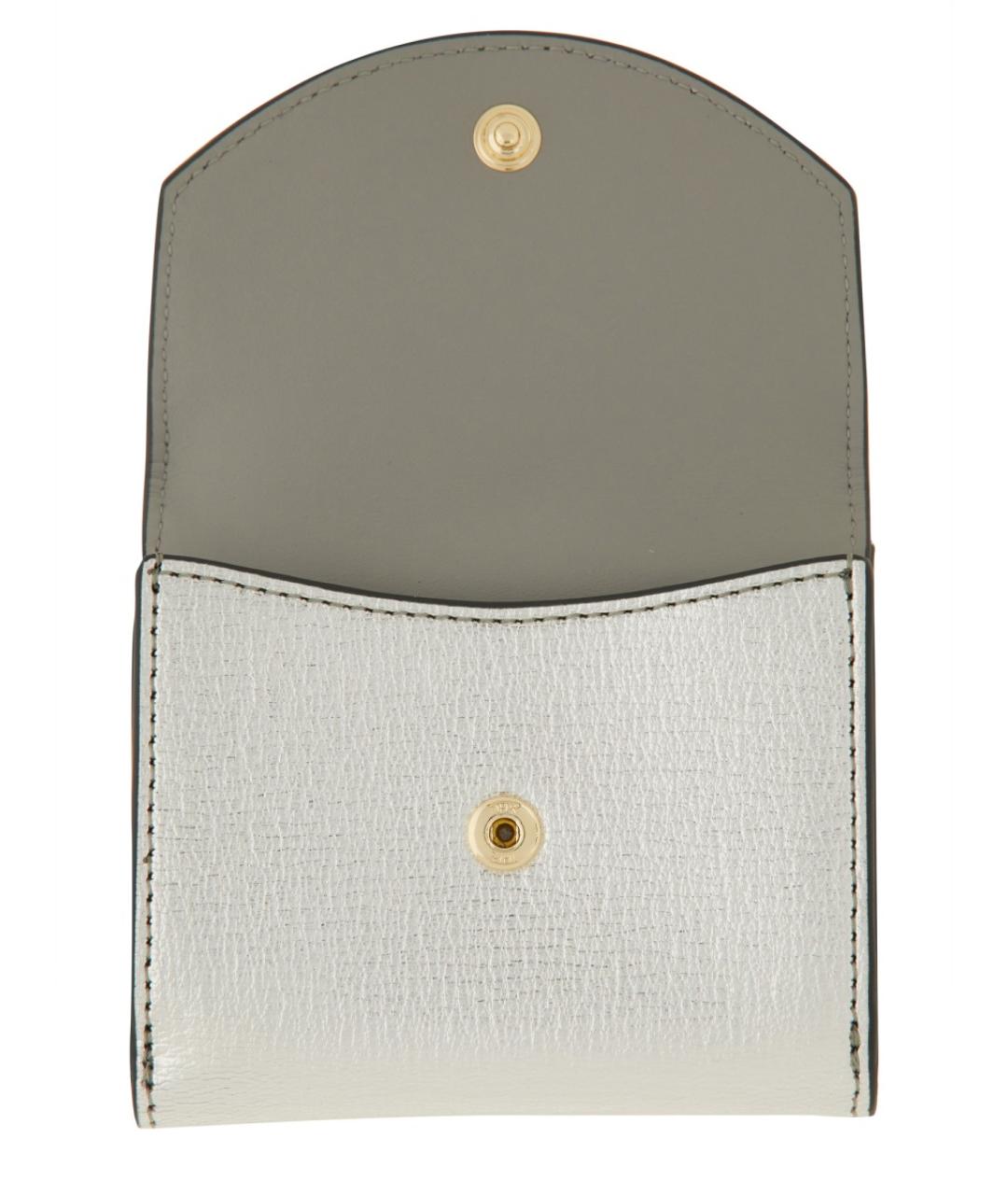 ANYA HINDMARCH Серебрянный кожаный кошелек, фото 3