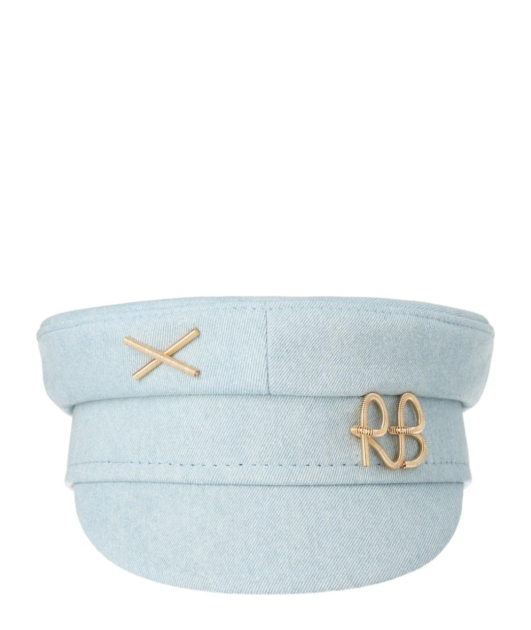 RUSLAN BAGINSKIY Голубая хлопковая кепка, фото 1