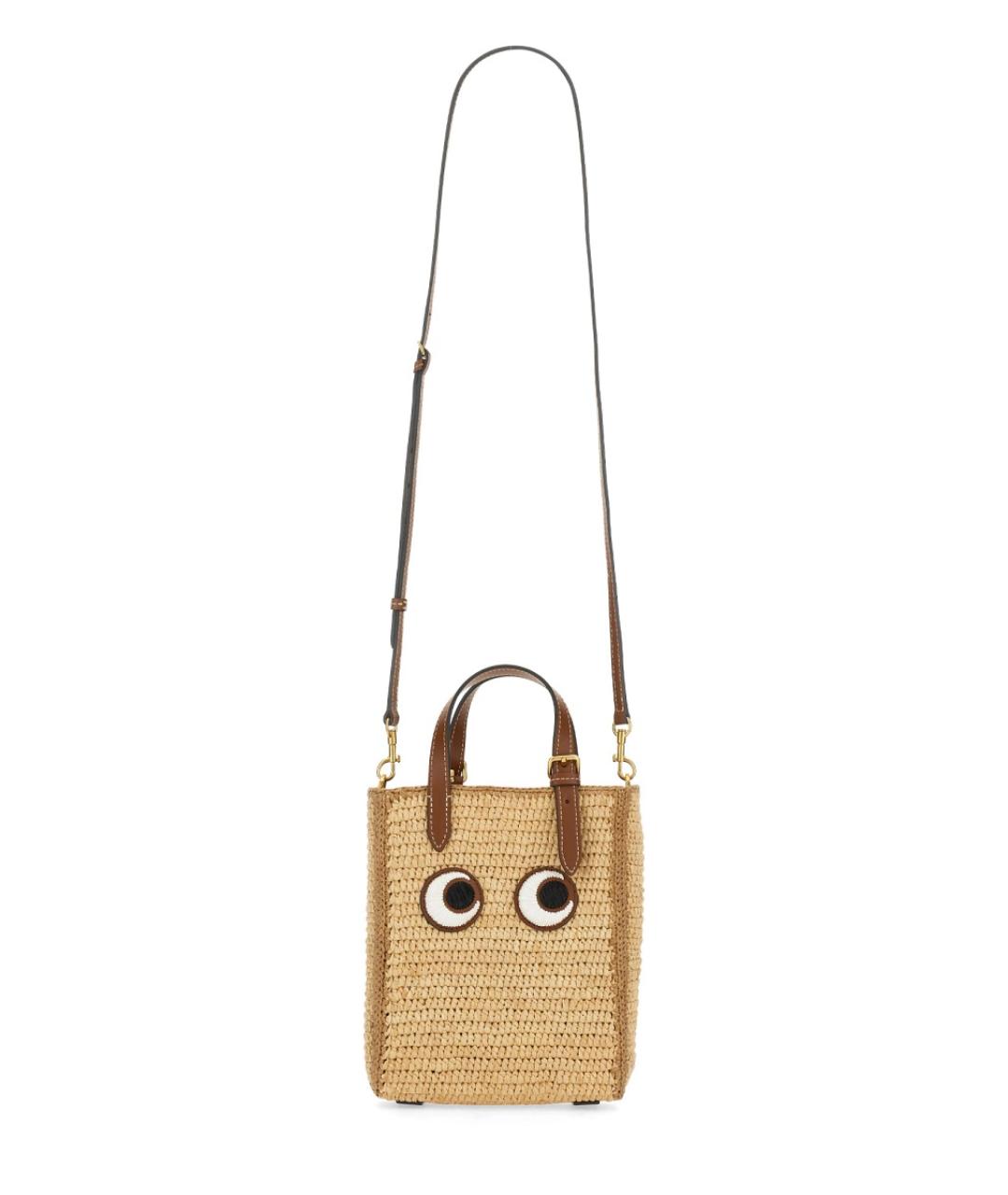 ANYA HINDMARCH Бежевая сумка тоут, фото 3