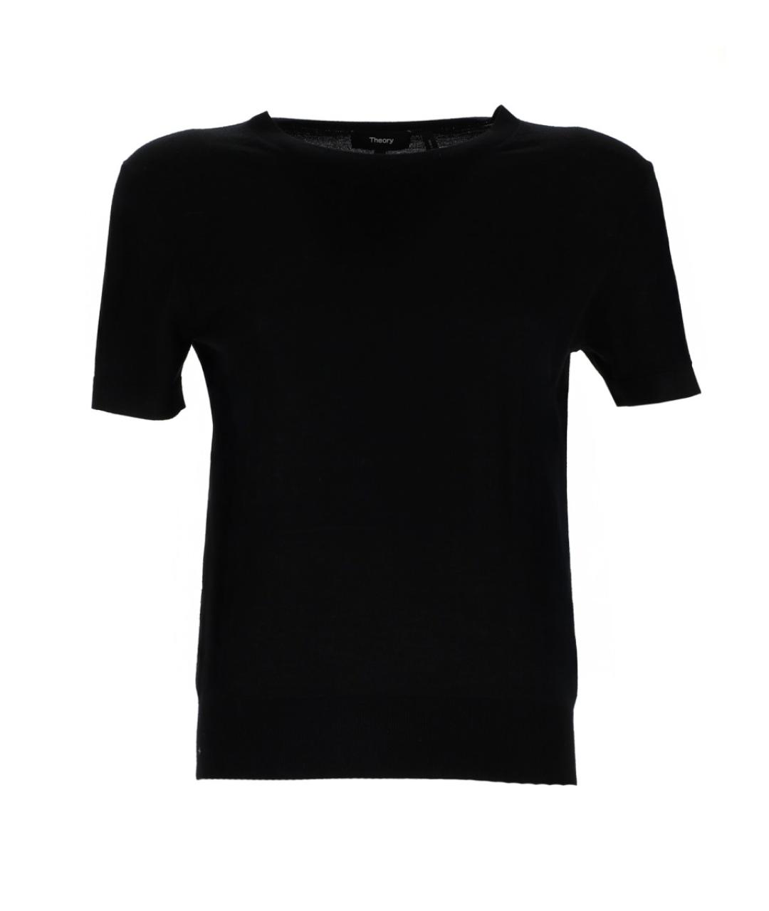 THEORY Черный шерстяной джемпер / свитер, фото 1